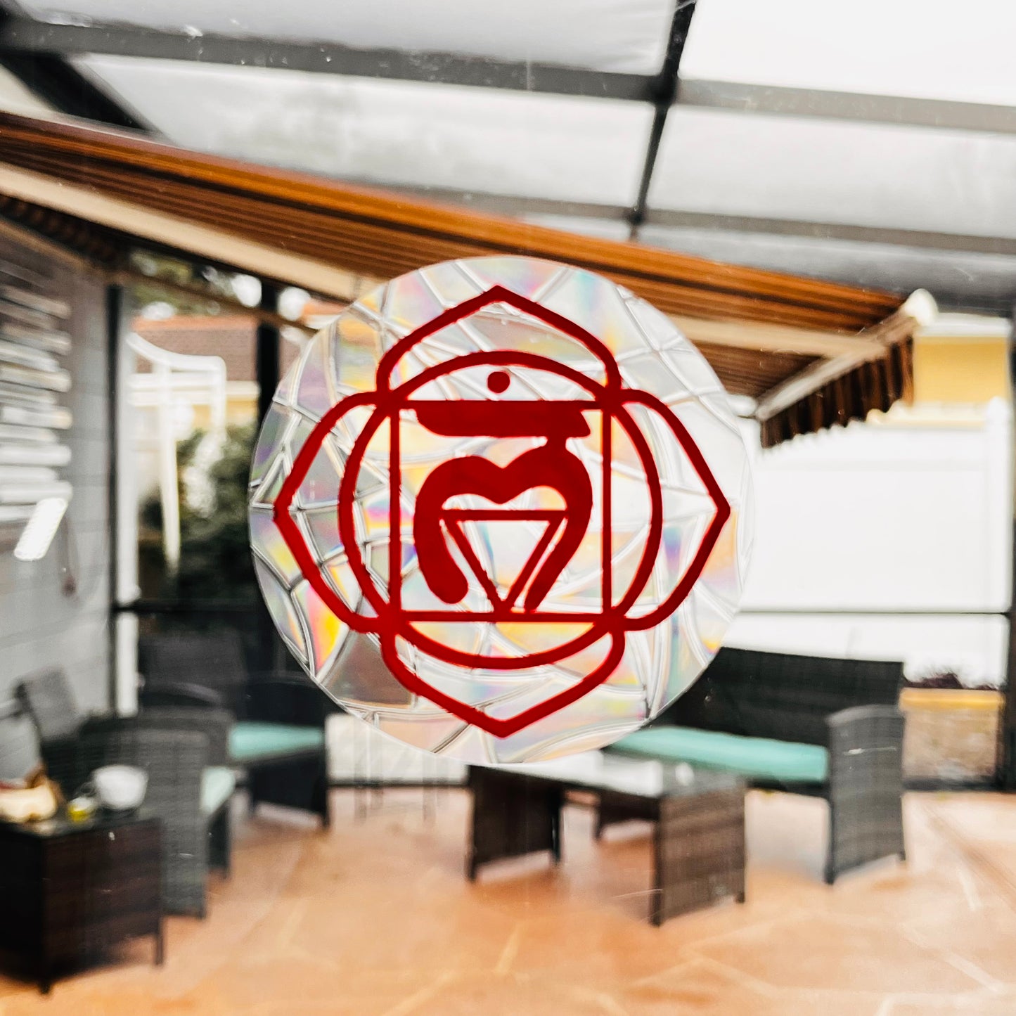 Chakra Window Cling Sun Catchers – Set of 7 (3 Inches Each)