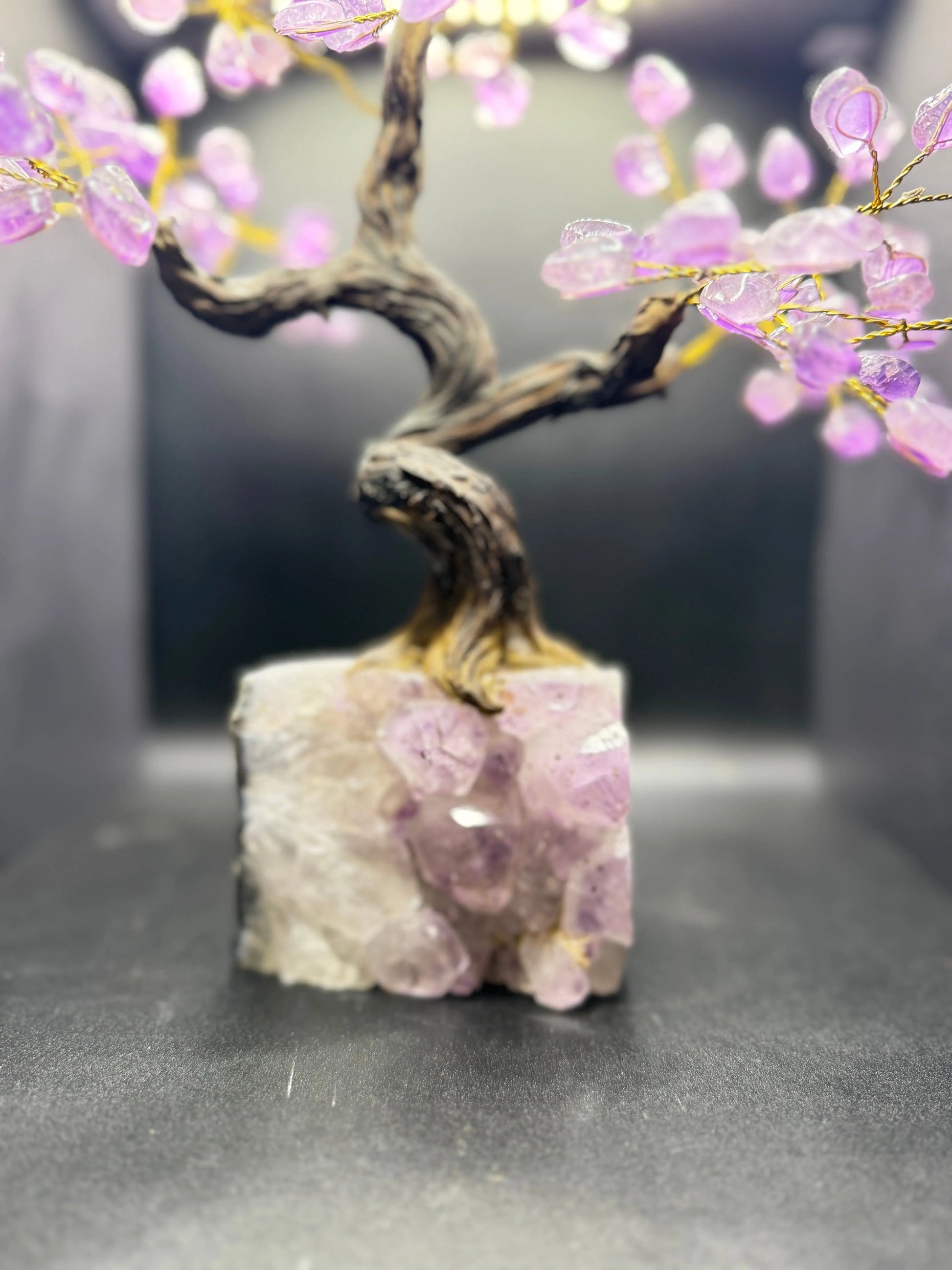 Amethyst Tree of Life and Tranquility Celestial Crystal Haven