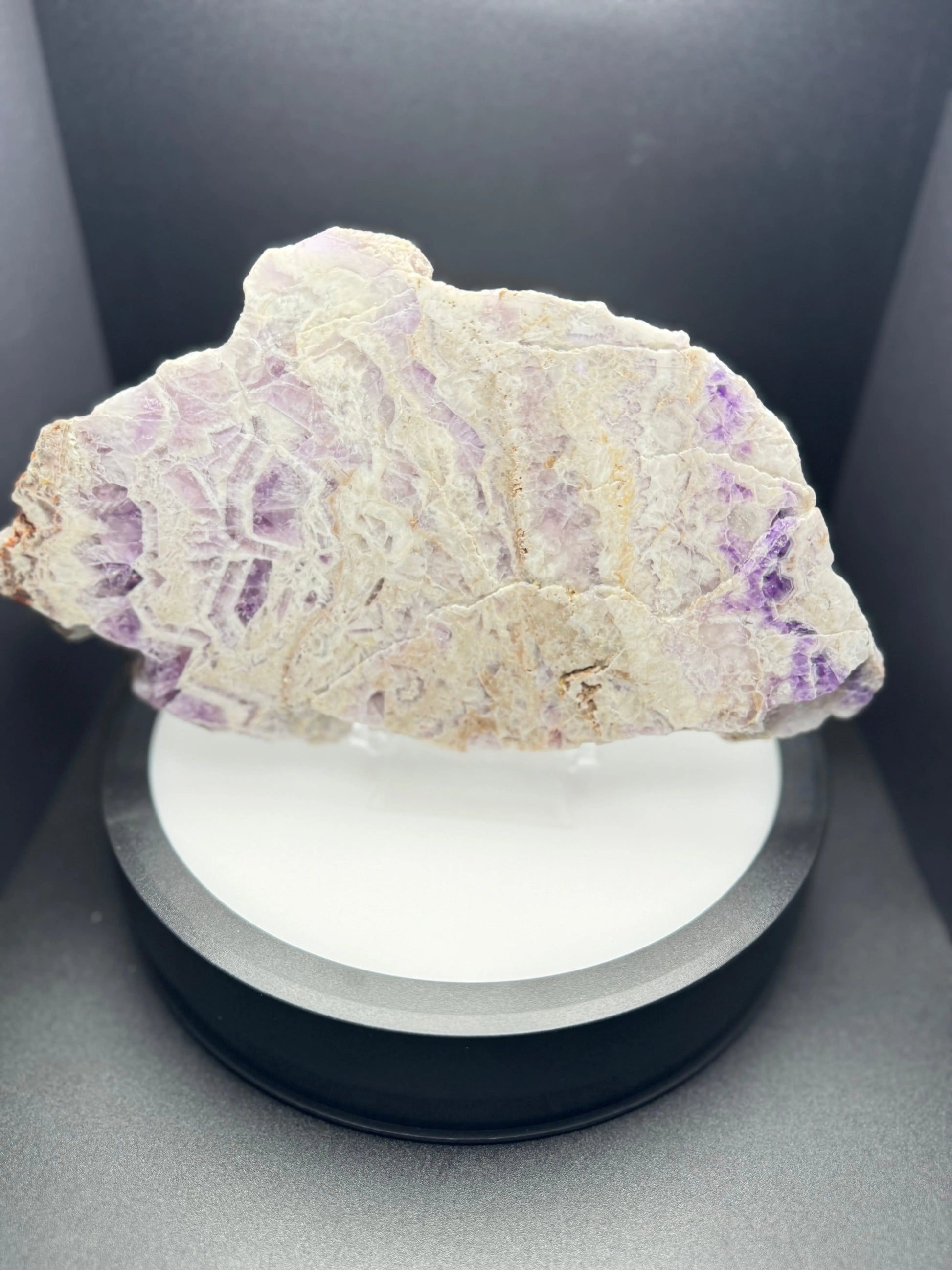 Chevron Amethyst Slab Celestial Crystal Haven