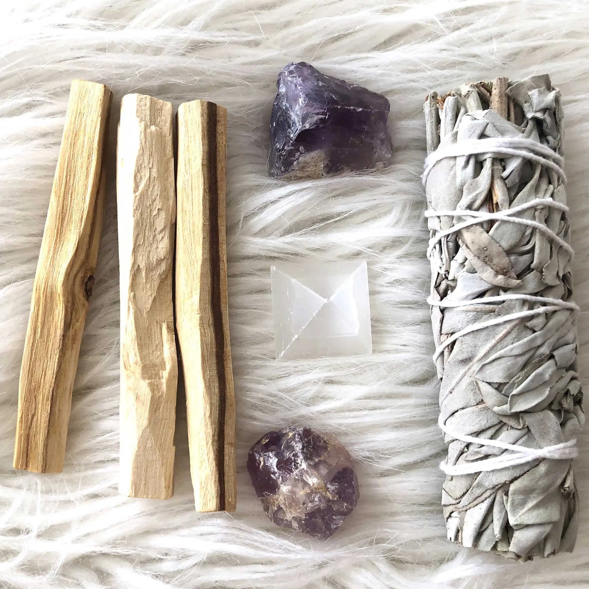 Cleansing & Smudging Kit Celestial Crystal Haven